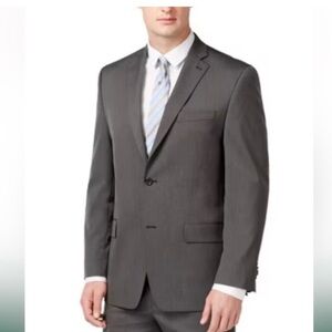 Joseph Jos A Bank Wool Gray 2 Piece Suit Slim Fit 42r